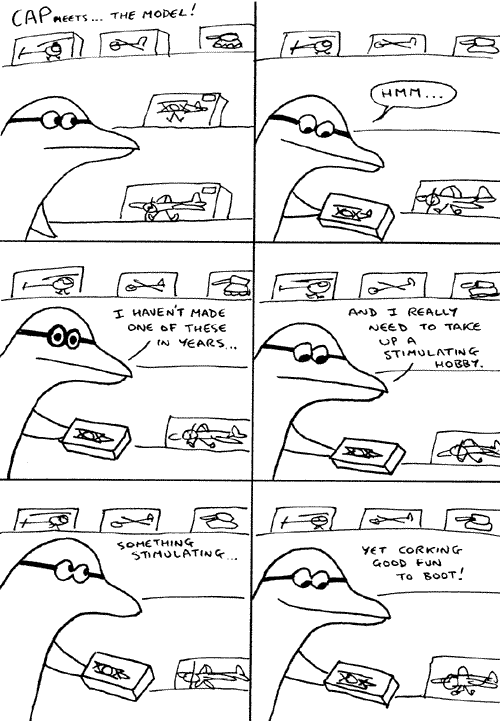 Captain Dolphin Meets...  The Model!, page 1 (c) Ralph Kidson