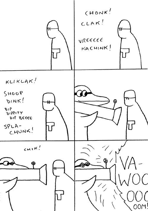 TCaptain Dolphin vs. The Talcum Powder Kid (Bloody Hell!), page 3 (c) Ralph Kidson