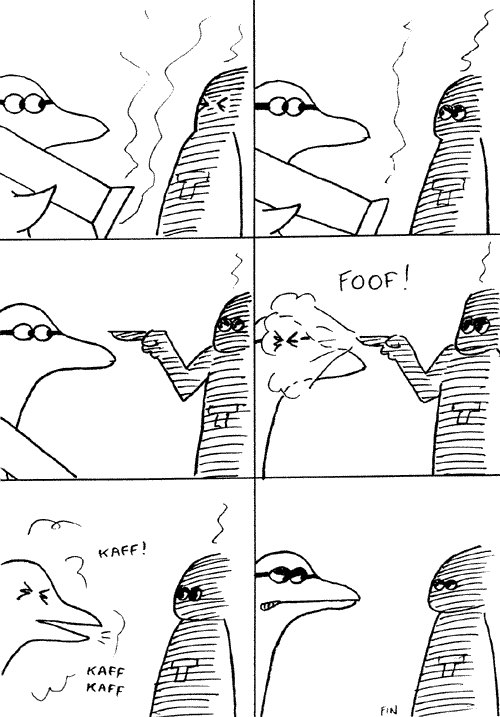 Captain Dolphin vs. The Talcum Powder Kid (Bloody Hell!), page 4 (c) Ralph Kidson