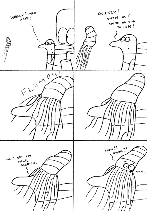 Captain Dolphin and The Whale Wonder versus King Prawn, page 7 (c) Ralph Kidson