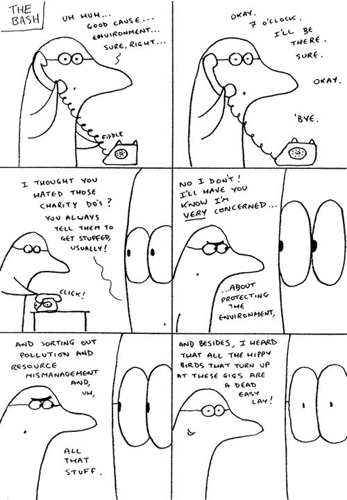 The Bash, page 1 (c) Ralph Kidson