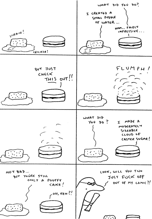 The Sinister Sponge Fight Out, page 2 (c) Ralph Kidson