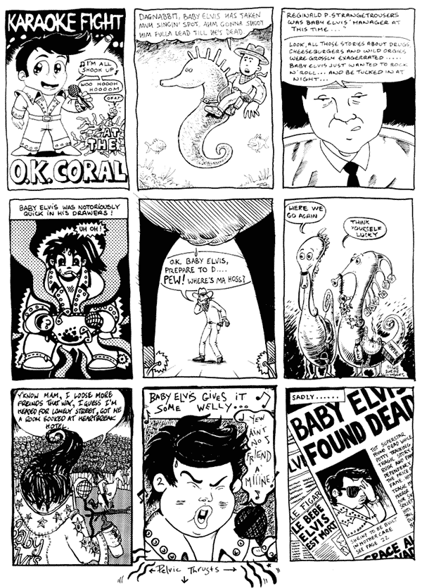 1 Andy McDermot 2 Bob Lynch 3 Pete Doree
4 Andi Watson 5 Joe Berger 6 Richard Argent
7 Alex Mason 8 Lee Kennedy 9 Andy Roberts
All artwork © individual artists. Not to be reproduced without permission
